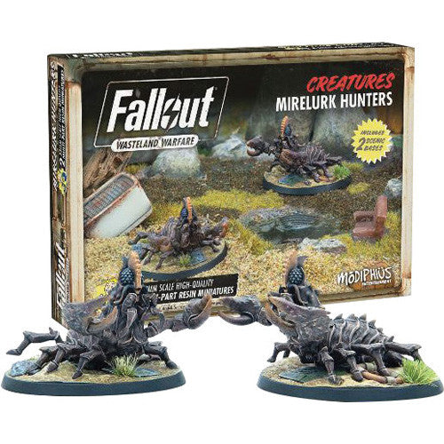 Fallout: Wasteland Warfare - Creatures - Mirelurk Hunters - for just $45! 