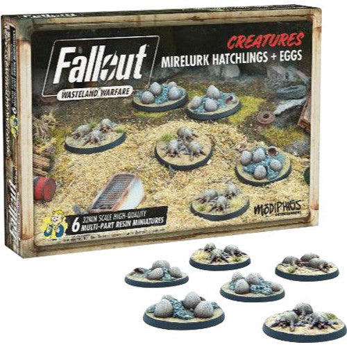 Fallout: Wasteland Warfare - Creatures - Mirelurk Hatchlings + Eggs - for just $38! 