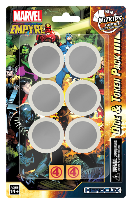 HeroClix: Avengers/Fantastic Four - Empyre - Dice and Token Pack - for just $9.99! 