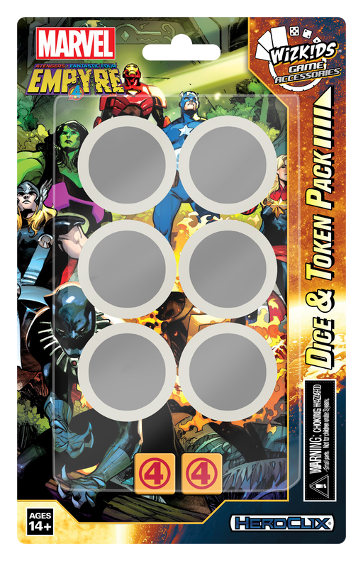 HeroClix: Avengers/Fantastic Four - Empyre - Dice and Token Pack - for just $9.99! 
