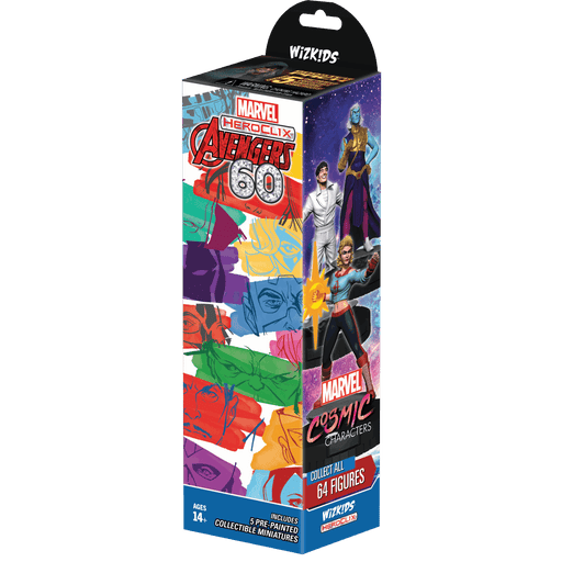 HeroClix: Avengers 60th Anniversary Booster Brick - Premium Miniatures - Just $99.99! Shop now at Retro Gaming of Denver