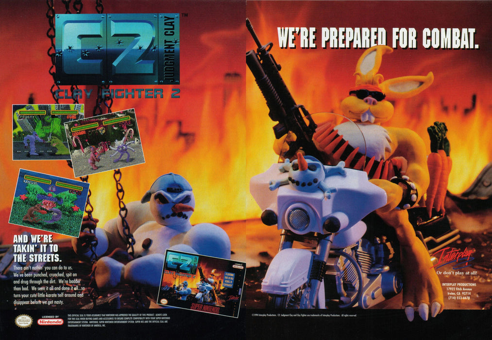 Clay Fighter 2: Judgment Clay (Super Nintendo) - for just $0! 