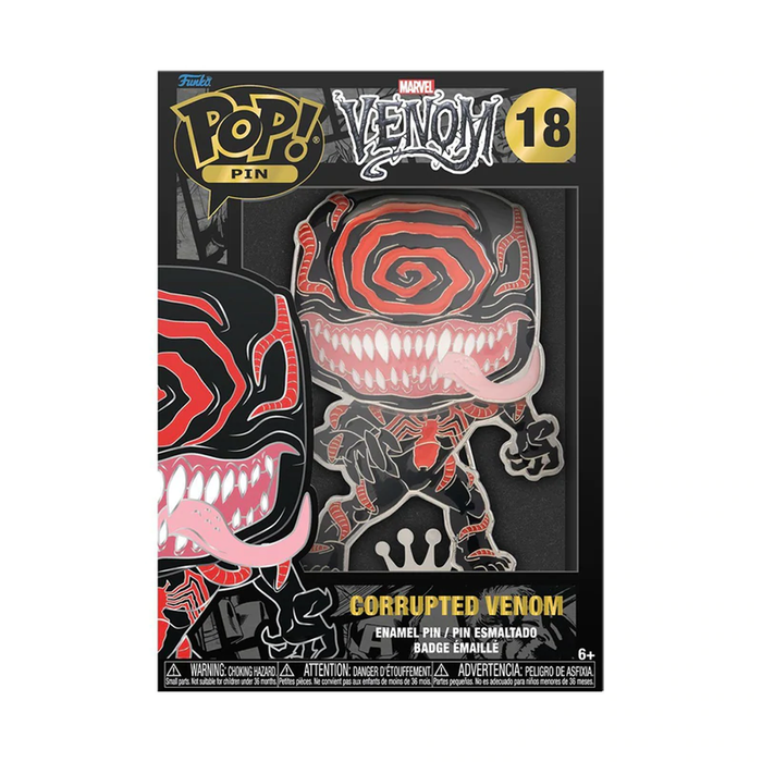 Funko POP! Pins: Marvel Venom - Corrupted Venom #18 - for just $14.99! 