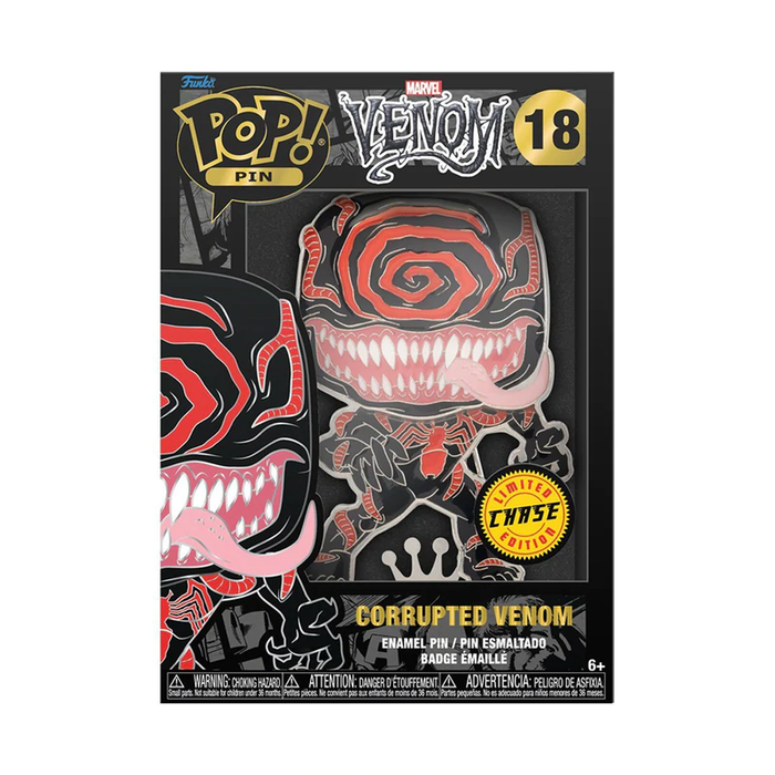 Funko POP! Pins: Marvel Venom - Corrupted Venom #18 - for just $14.99! 