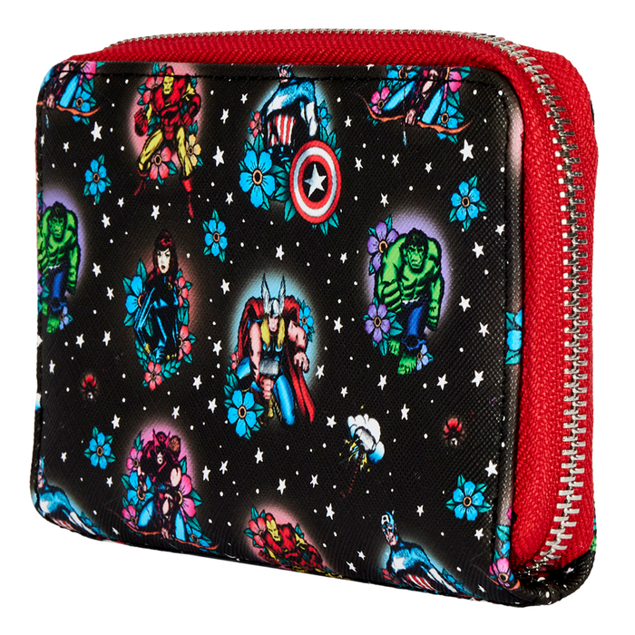 Loungefly: Marvel - Avengers Tattoo Zip Around Wallet - for just $40! 