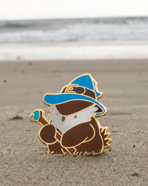 Baby Bestiary: Owlbear Wizard Enamel Pin - Ready to Cast! - for just $12! 