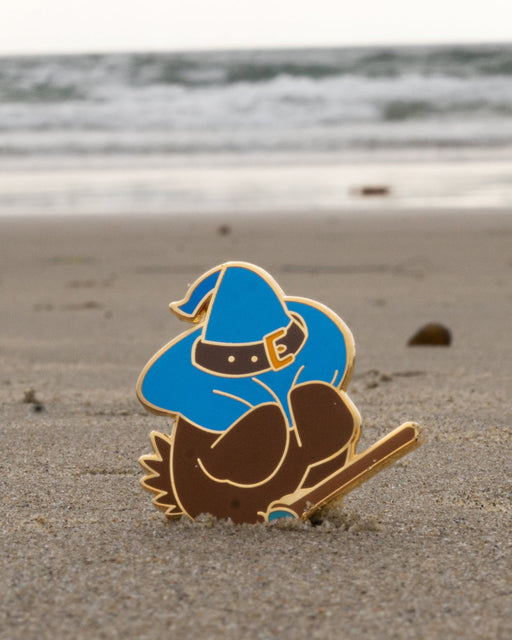 Baby Bestiary: Owlbear Wizard Enamel Pin - Embarrassed - for just $12! 