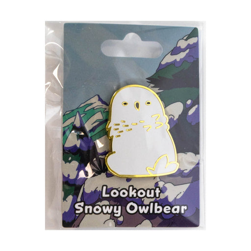 Baby Bestiary: Snowy Owlbear Enamel Pin - Lookout - for just $12! 