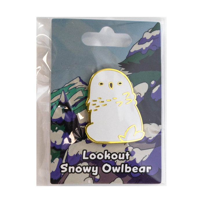 Baby Bestiary: Snowy Owlbear Enamel Pin - Lookout - for just $12! 