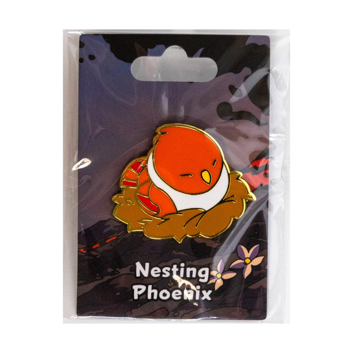 Baby Bestiary: Phoenix Enamel Pin - Nesting - for just $12! 