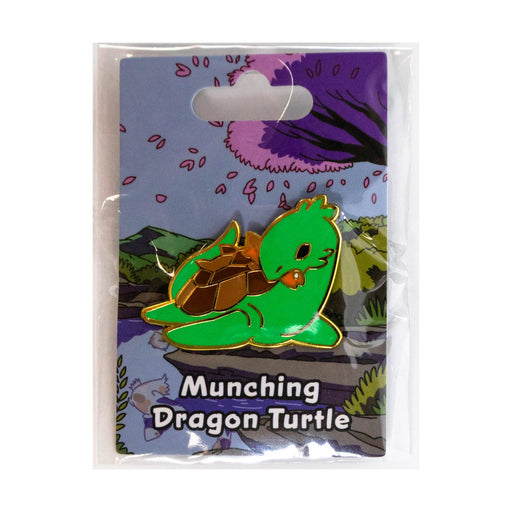 Baby Bestiary: Dragon Turtle Enamel Pin - Munching - for just $12! 