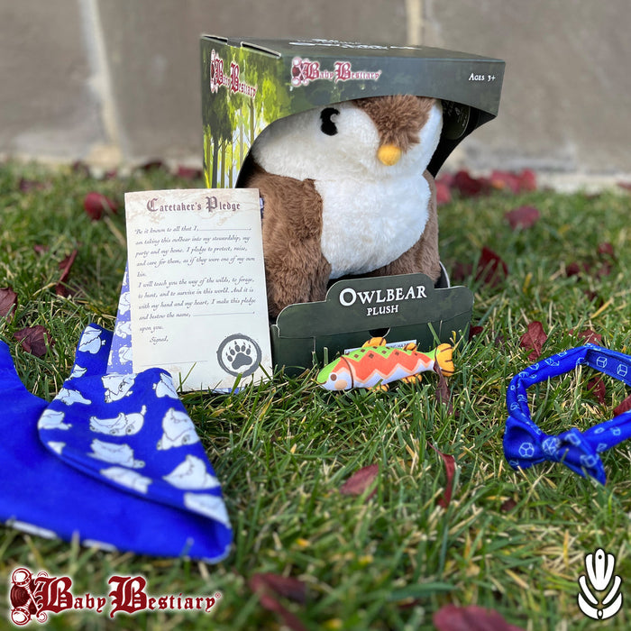 Baby Bestiary: Owlbear Plush - Collector's Box - Brown - for just $60! 