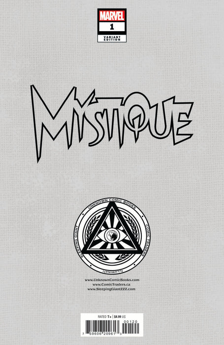 Mystique #1 Unknown Comics Kaare Andrews Connecting Cover Exclusive Var (10/16/2024) - for just $10! 