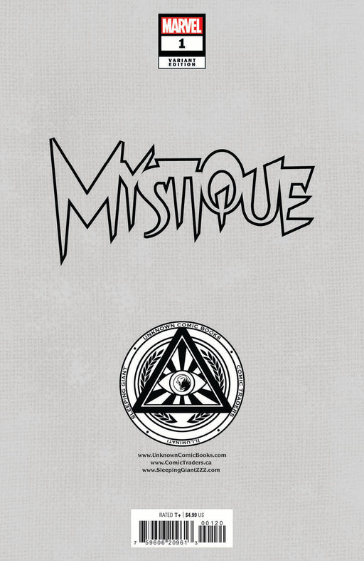 Mystique #1 Unknown Comics Kaare Andrews Connecting Cover Exclusive Var (10/16/2024) - for just $10! 
