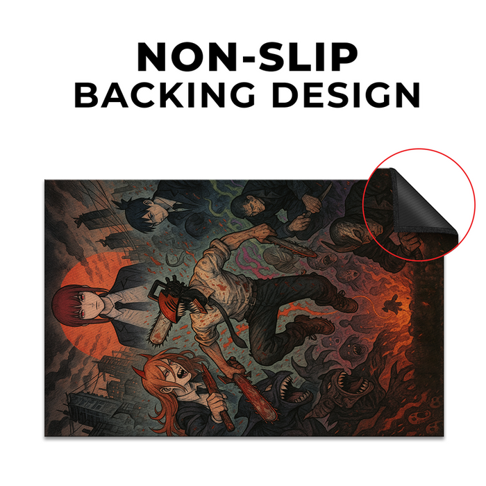 Chainsaw Man Inspired Decor Rug- 62x40 inches - for just $44.99! 