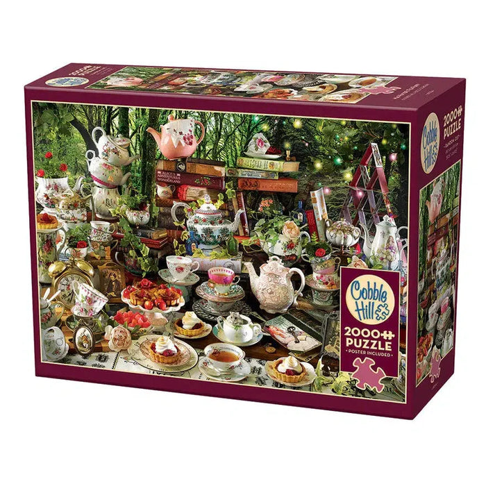 Mad Hatter's Tea Party 2000 Piece Jigsaw Puzzle Cobble Hill - for just $29.99! 