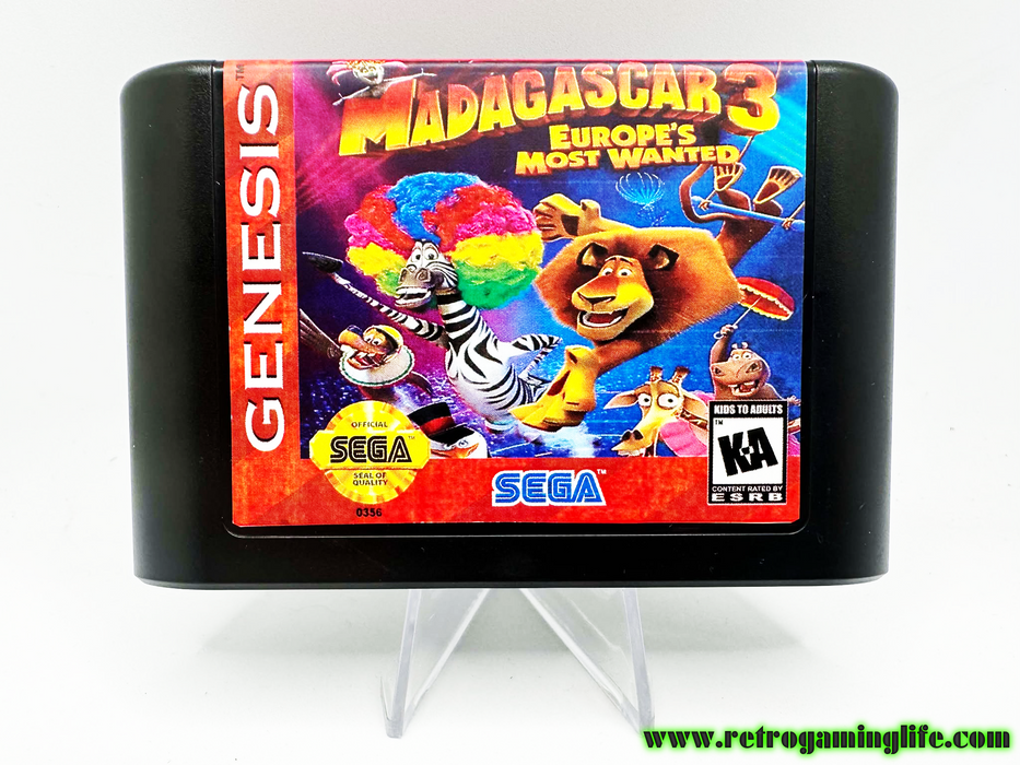 Madagascar 3 Sega Genesis Video Game Cart - for just $19.99! 