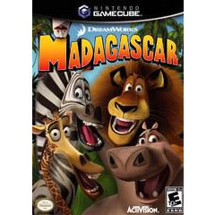 Front cover view of Madagascar- Nintendo GameCube