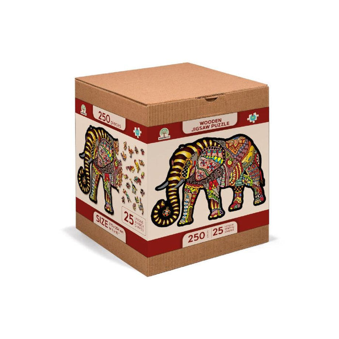 Magic Elephant 245 Piece Wood Jigsaw Puzzle Wooden City - for just $23.99! 