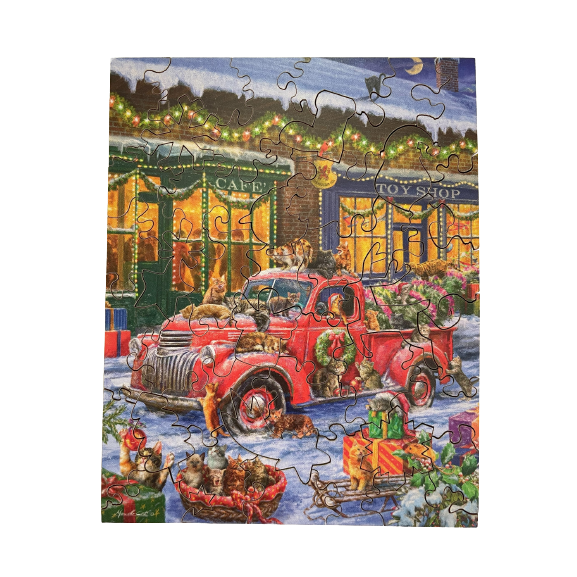 Magic Time 40 Piece Mini Wooden Jigsaw Puzzle Geek Toys - for just $14.99! 