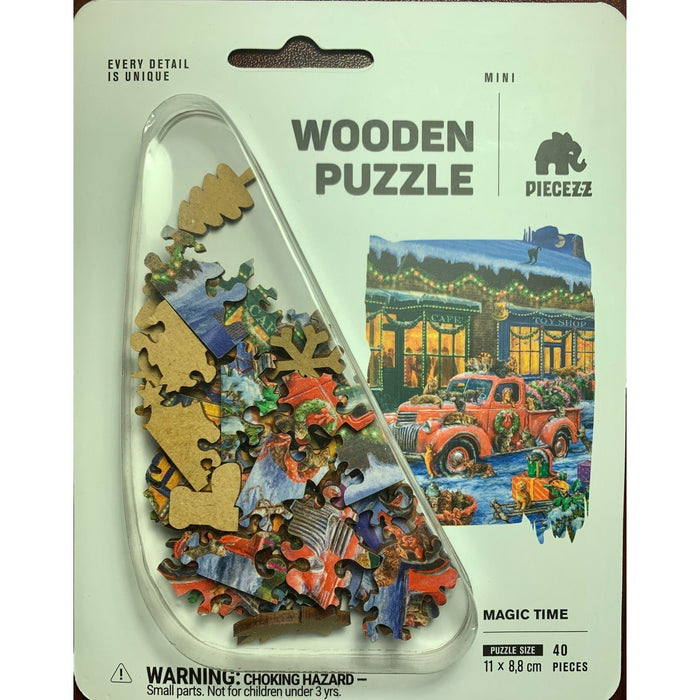 Magic Time 40 Piece Mini Wooden Jigsaw Puzzle Geek Toys - for just $14.99! 