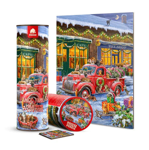Magic Time! Christmas 250 Piece Wooden Jigsaw Puzzle Geek Toys - for just $49.99! 
