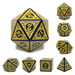 Magic Flame - Yellow RPG Dice Set - for just $10.99! 