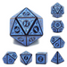 Magic Flame - Blue RPG Dice Set - for just $11.90! 