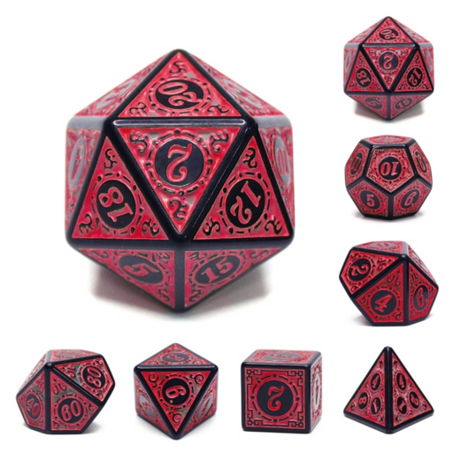 Magic Flame - Red RPG Dice Set - for just $10.99! 