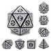 Magic Flame - White RPG Dice Set - for just $10.99! 