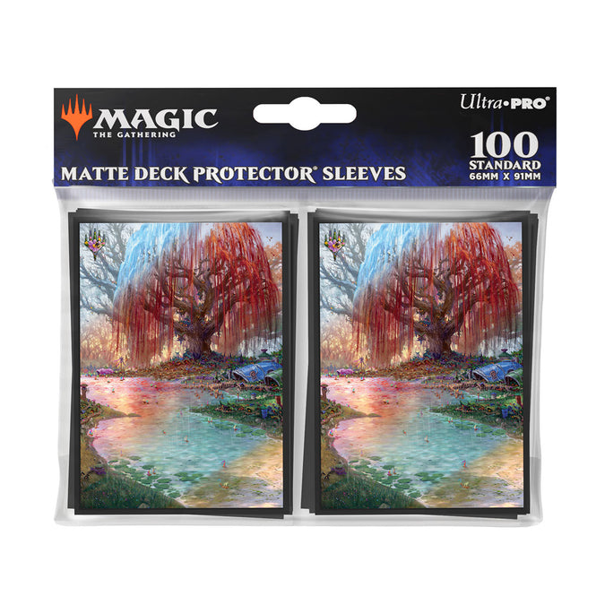 Magic: the Gathering: The Gathering Bloomburrow - Bloomburrow Season Lands: Three Tree City (Summer) Protector Sleeves (100ct) - for just $13.99! 