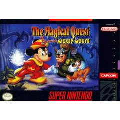 Front cover view of Magical Quest Starring Mickey Mouse - Super Nintendo