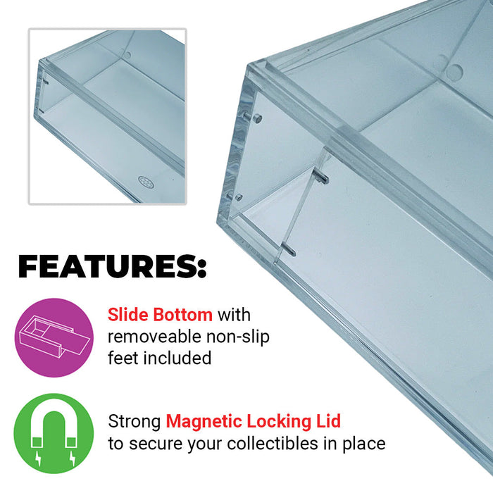 Acrylic Hard Case for NINTENDO DS LITE Video Game Console Box (4mm thick, UV & Slide Bottom) - for just $30.99! 