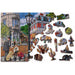 Main Street 200 Piece Wood Jigsaw Puzzle Wooden City - for just $19.99! 