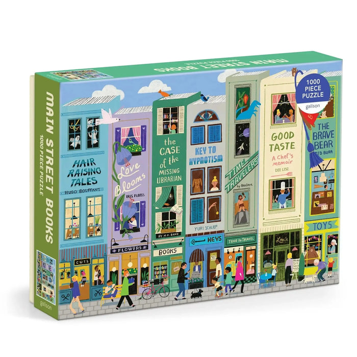 Main Street Books 1000 Piece Jigsaw Puzzle Galison - for just $19.99! 