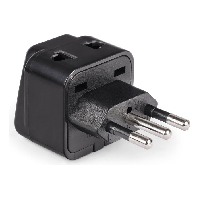 Italy, Libya Travel Adapter - 2 in 1 - Type L - Compact Design (DB-12A) - Just $5.99! Shop now at Retro Gaming of Denver