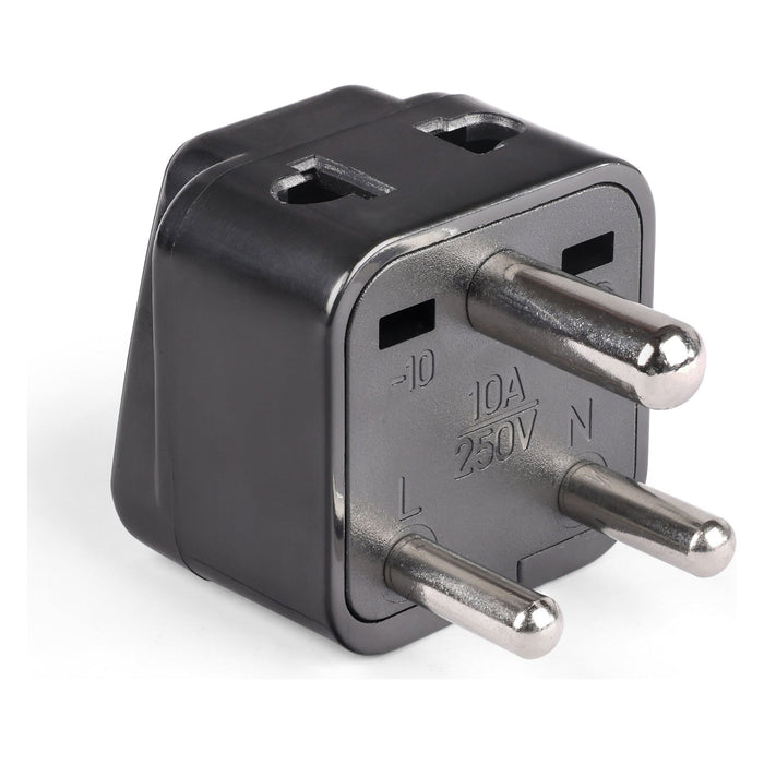 India, Nepal Travel Adapter - 2 in 1 - Type D - Compact Design (DB-10) - Just $5.90! Shop now at Retro Gaming of Denver