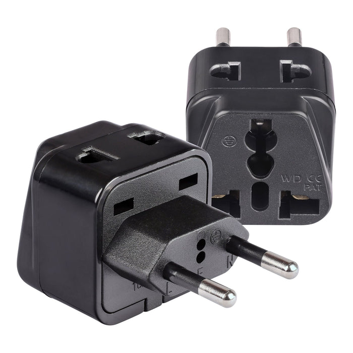 European Travel Adapter - 2 in 1 - Type C - Compact Design (DB-9C) - Just $5.99! Shop now at Retro Gaming of Denver