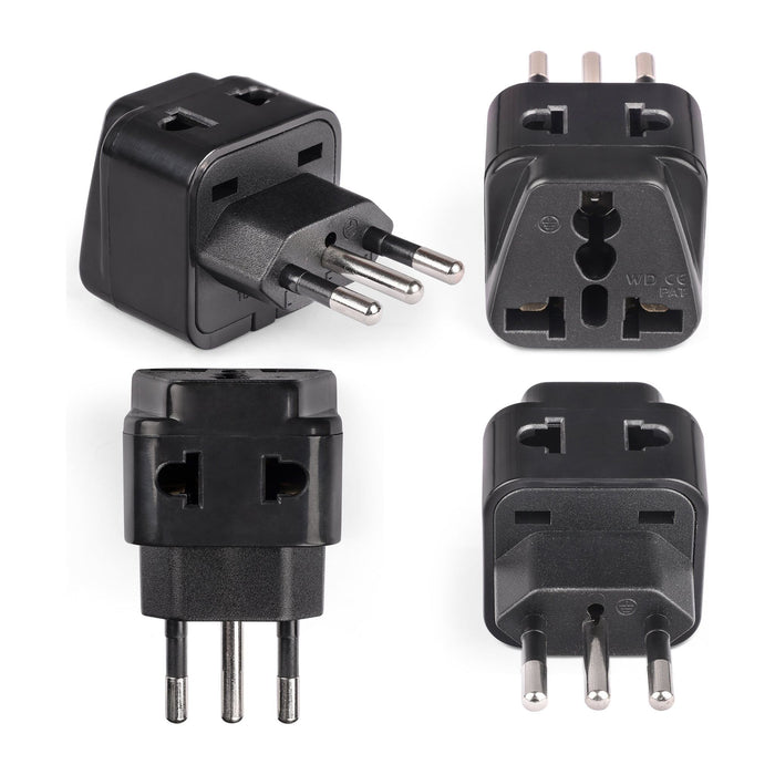 Italy, Libya Travel Adapter - 2 in 1 - Type L - Compact Design (DB-12A) - Just $5.99! Shop now at Retro Gaming of Denver