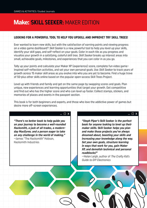 Make: Skill Seeker Maker Workbook - Print - for just $16.99! 