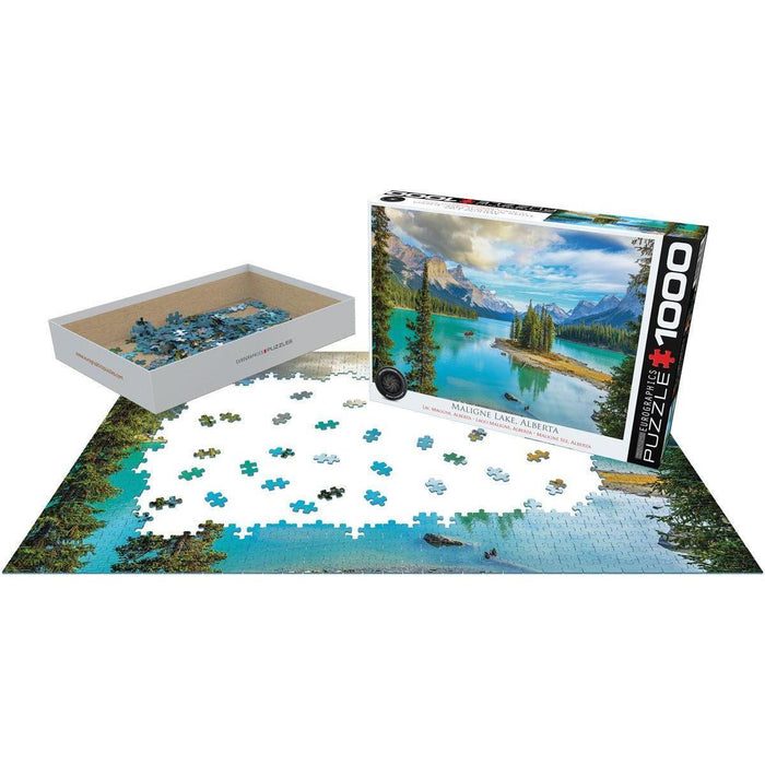 Maligne Lake Jasper Park Alberta 1000 Piece Jigsaw Puzzle Eurographics - for just $21.99! 