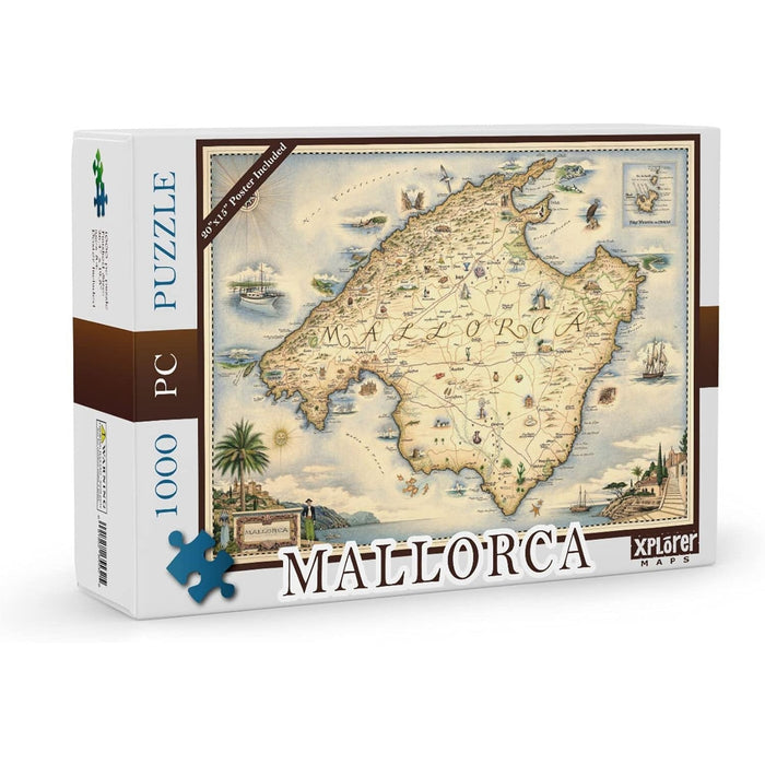 Mallorca 1000 Piece Jigsaw Puzzle Xplorer Maps - for just $24.99! 