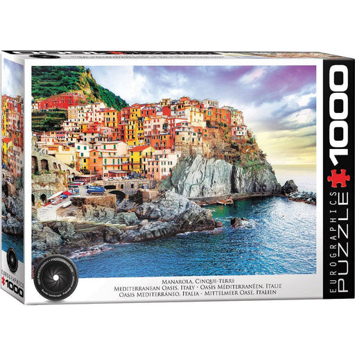 Manarola Cinque Terre Italy Mediterran 1000 Piece Jigsaw Puzzle Eurographics - for just $19.99! 