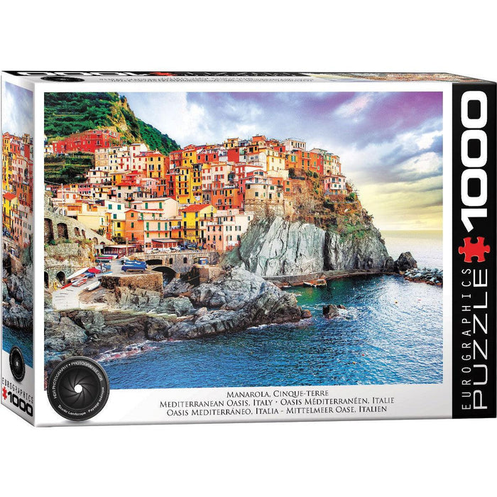 Manarola Cinque Terre Italy Mediterran 1000 Piece Jigsaw Puzzle Eurographics - for just $19.99! 