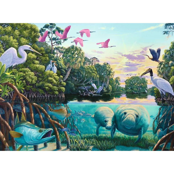 Manatee Moments 500 Piece Jigsaw Puzzle Ravensburger - for just $19.99! 