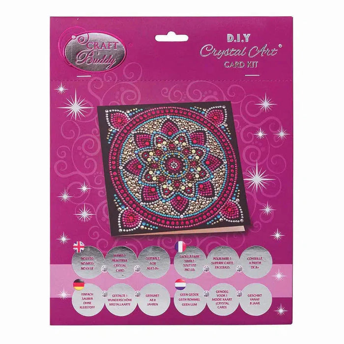 Mandala Crystal Art Card Kit Craft Buddy - for just $7.99! 