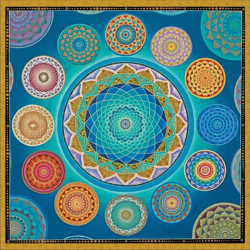 Mandala World by Paul Heussenstamm 1000 Piece Jigsaw Puzzle Pomegranate - for just $24.99! 