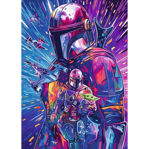 Mandalorian "Star Wars Hyperspace" 500 Piece Jigsaw Puzzle Ravensburger - for just $24.99! 