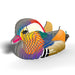 Mandarin Duck 3D Cardboard Model Kit Eugy - for just $11.99! 