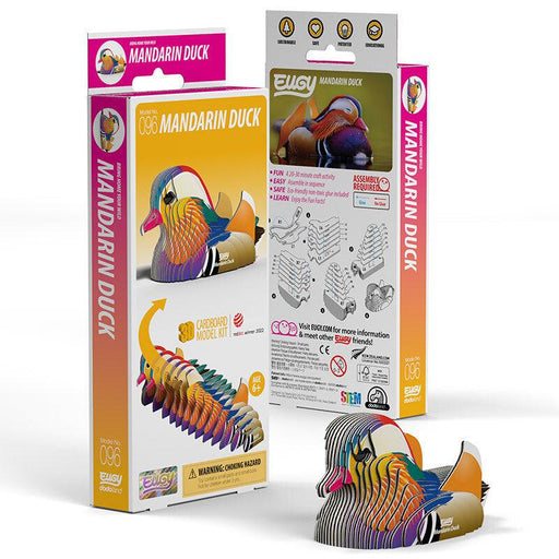 Mandarin Duck 3D Cardboard Model Kit Eugy - for just $11.99! 